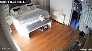 Gorgeous British Milf gets dressed in her room