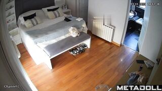 Gorgeous British Milf gets dressed in her room