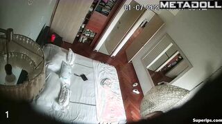 Crazy Latina girl masturbates while talking