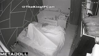 Beautiful dirty couple having sex in their messy room live HD