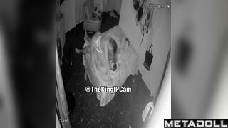 Perverse Spanish blonde woman gets creampied hidden IP camera