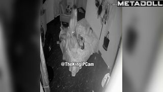 Perverse Spanish blonde woman gets creampied hidden IP camera