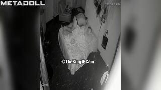 Amateur Romanian couple having sex on their bed hard live