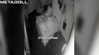 Amateur Romanian couple having sex on their bed hard live