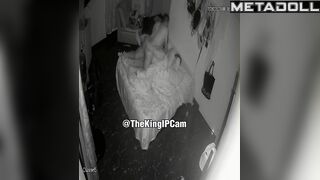 Amateur Romanian couple having sex on their bed hard live
