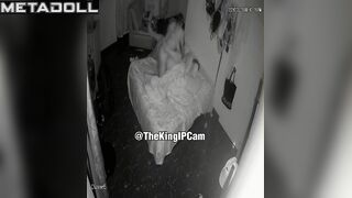 Amateur Romanian couple having sex on their bed hard live