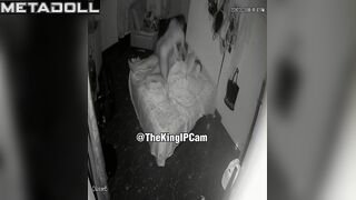 Amateur Romanian couple having sex on their bed hard live