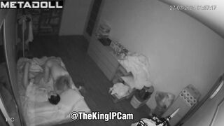 Real married couple fuck in their daughter’s room live