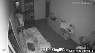Chunky German blonde mother is fucked to orgasm spy cam record