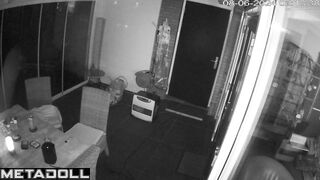 Amazing ass Ukrainian blonde mother sucks old cock and got cum hidden IP camera