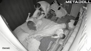 Slut American blonde mother gets fucked to orgasm spy cam record