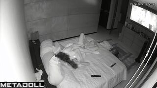 Old American brunette student girl gets fucked doggy style spy cam