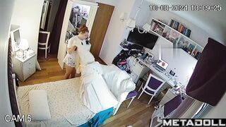 Chubby redhead girl in underwear