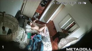 Teenage Latina girl masturbates rarely