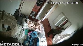 Teenage Latina girl masturbates rarely