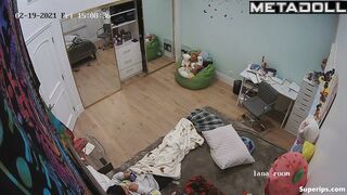 Brunette girl watching porn on her iPhone
