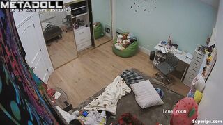 Brunette girl watching porn on her iPhone