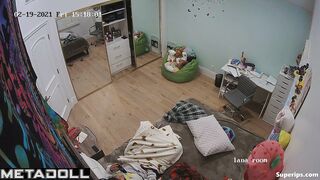 Brunette girl watching porn on her iPhone