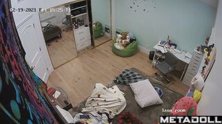 Brunette girl watching porn on her iPhone