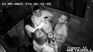 Latin guys fuck with two prostitutes