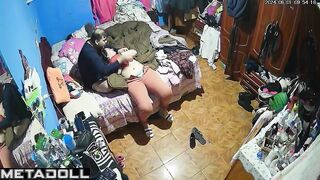 Mature Estonian brunette porn model changes her bra in the bedroom