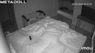 Mature Norwegian blonde mom sex in the living room spy cam record