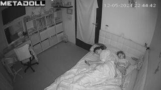 Amazing amateur Ukrainian couple having sex in the living room hidden cam