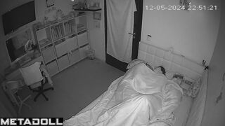 Amazing amateur Ukrainian couple having sex in the living room hidden cam