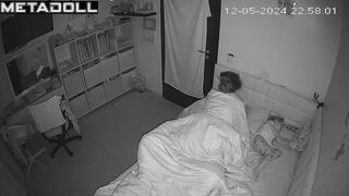 Amazing amateur Ukrainian couple having sex in the living room hidden cam