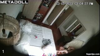 Stepdad records his daughter masturbating