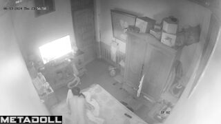 My French parents fuck in a hotel on vacation hidden IP camera