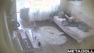 Naked Welsh brunette mother fingers her pussy while dreaming of blowjob porn