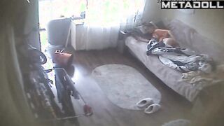 Naughty Norwegian brunette mom masturbates while dreaming of footjob porn