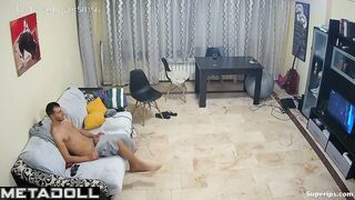 Young Spanish couple fucks on the sofa