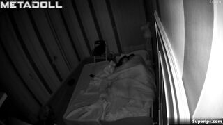 Italian college couple fucks in their bed