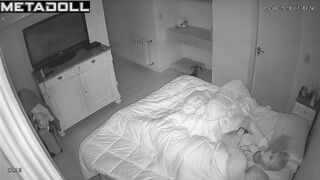 Real Spanish parents having sex wildly in their bed