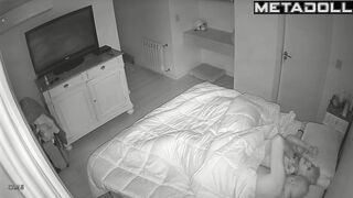 Real Spanish parents having sex wildly in their bed