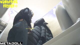 Wandering Voyeur - Mall Toilet-446