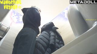 Wandering Voyeur - Mall Toilet-446