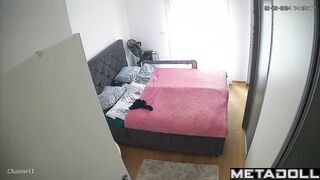 Busty woman masturbates with a vibrator