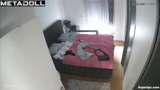 Busty woman masturbates with a vibrator