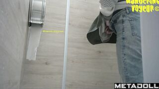 Wandering Voyeur - Mall Toilet-447