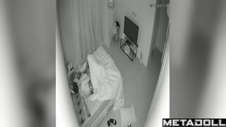 Real married couple fuck in the living room