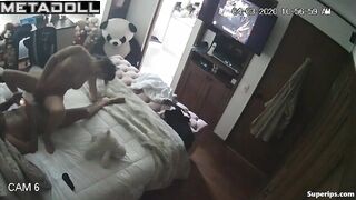 Hot Latin busty girl rides her boyfriend