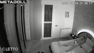 Old Romanian blonde MILF fucks a young guy hidden cam