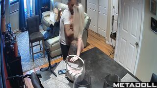 Busty British blonde woman gets fucked for the first time