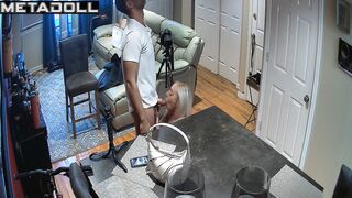 Busty British blonde woman gets fucked for the first time