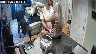 Busty Greek blonde MILF  live