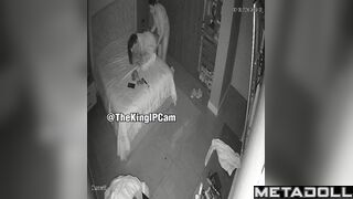Naked French brunette mature mom forces her husband to cum hidden cam