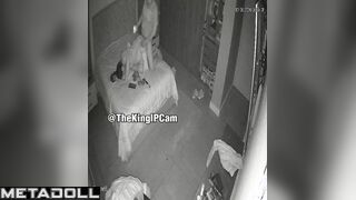 Naked French brunette mature mom forces her husband to cum hidden cam